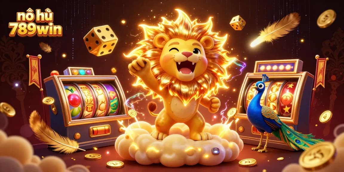 Spin to win with nổ hũ 789win: A vibrant jackpot scene filled with excitement and glory.