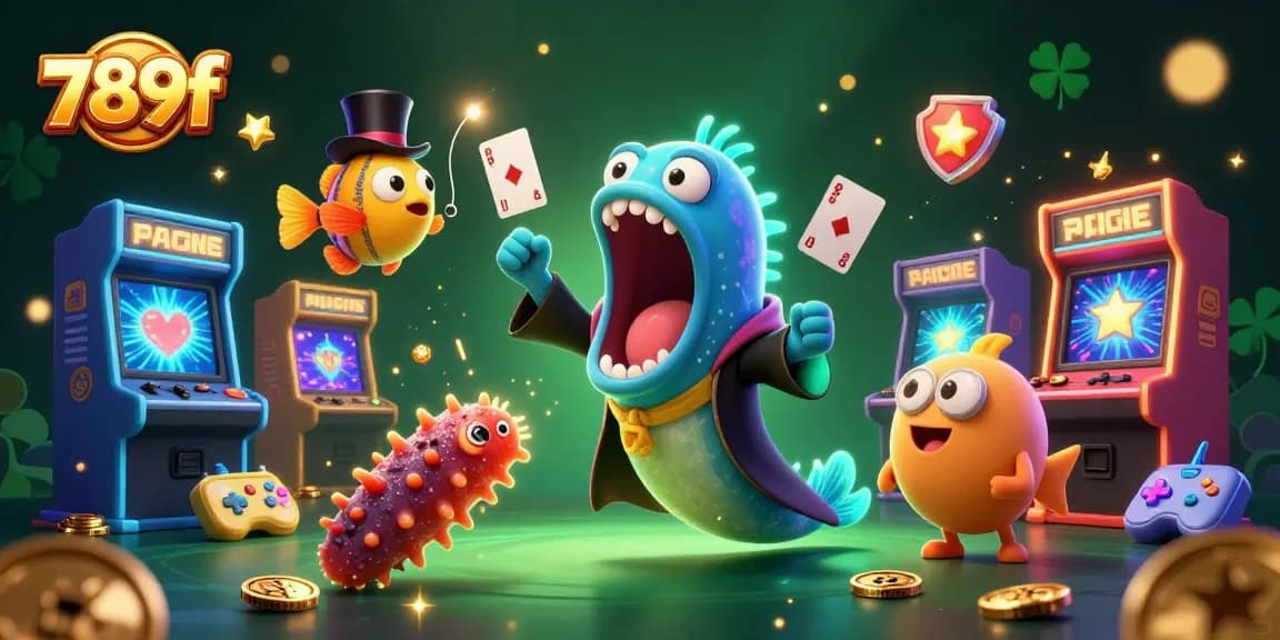Engage in exciting gameplay as 789f transforms gambling with vibrant, illuminated characters and casino elements.
