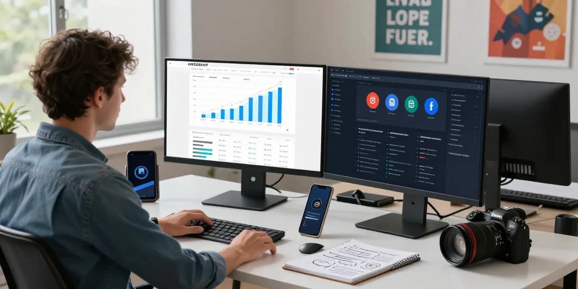 Profesional menganalisis data dari GEGESLOT di ruang kerja modern.