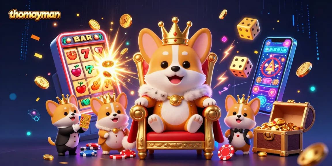 thomayman engages players with colorful casino elements and an exciting jackpot scene