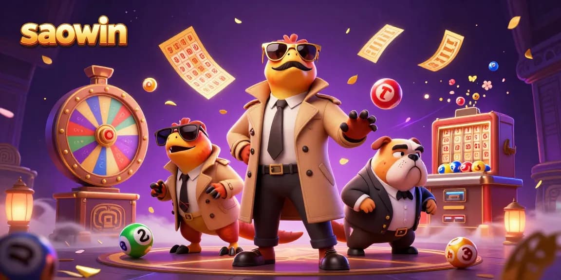 Experience saowin's thrilling casino adventure with raptors in a trench coat entering a VIP lounge.