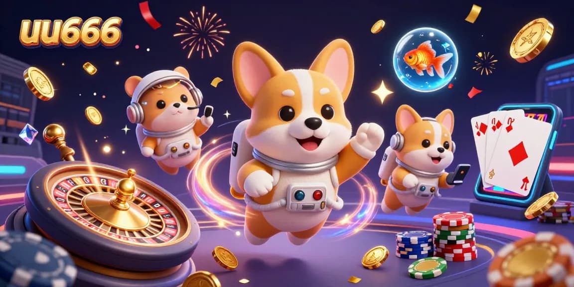 uu666 offers thrilling casino adventures with 3D dynamic characters and sparkling gems in a vibrant atmosphere