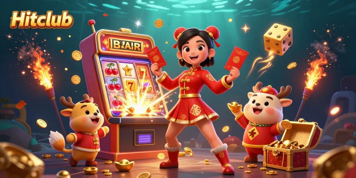 Hitclub offers an immersive gaming experience with slots, jackpots, and colorful symbols.