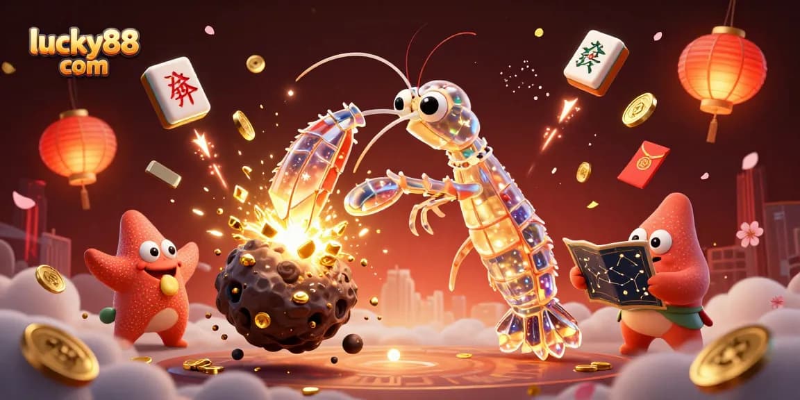 Experience thrilling gameplay at lucky88 com with a vibrant casino illustration packed with action.