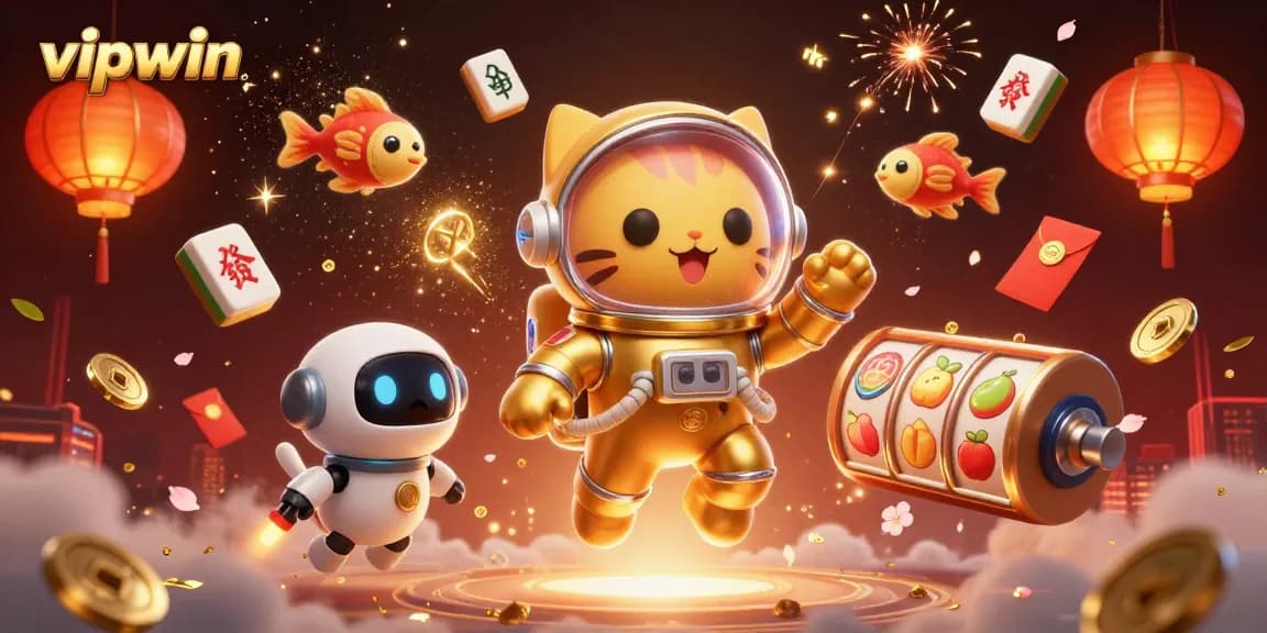 Engage with vipwin's thrilling gaming world while exploring vibrant symbols and characters.