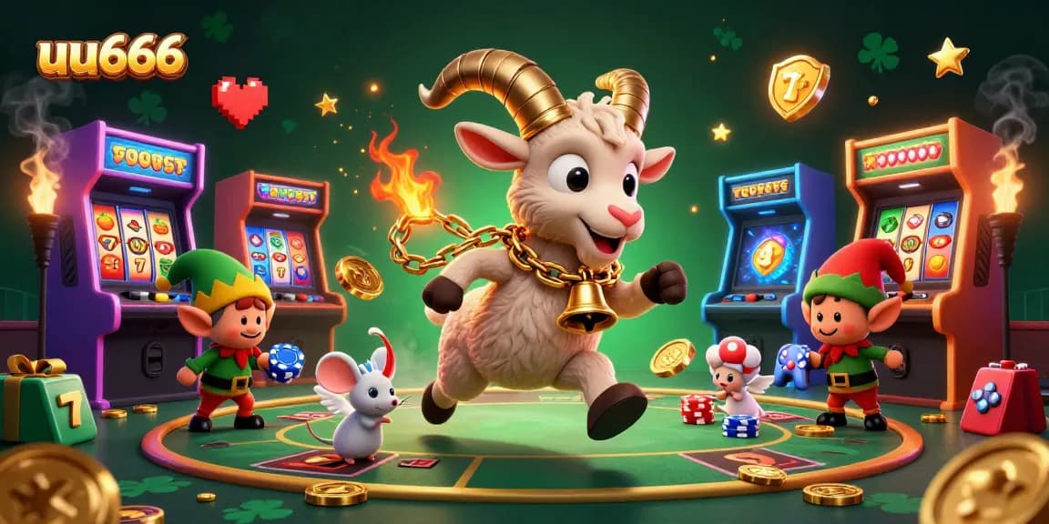 Experience thrilling gameplay at uu666's holiday-horror casino with enchanting characters and rich imagery.