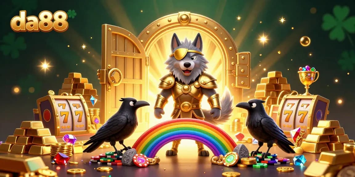 Play thrilling games at da88 with a Norse-inspired aesthetic featuring Odin and treasures.