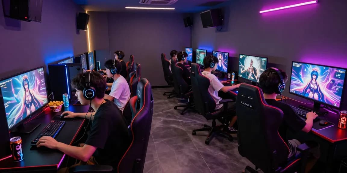 Players enjoying engaging real ecchi games in a vibrant gaming room.