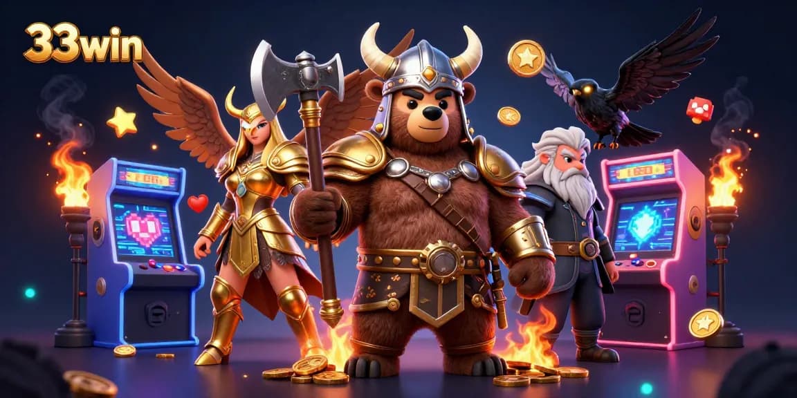 Experience thrilling gameplay at 33win with our Viking-themed casino adventure.