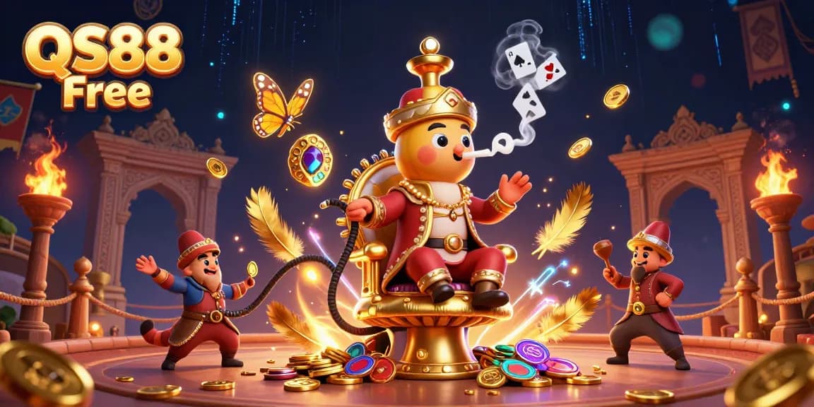 Experience thrilling gameplay in QS88 Free with dynamic characters and vibrant casino elements.