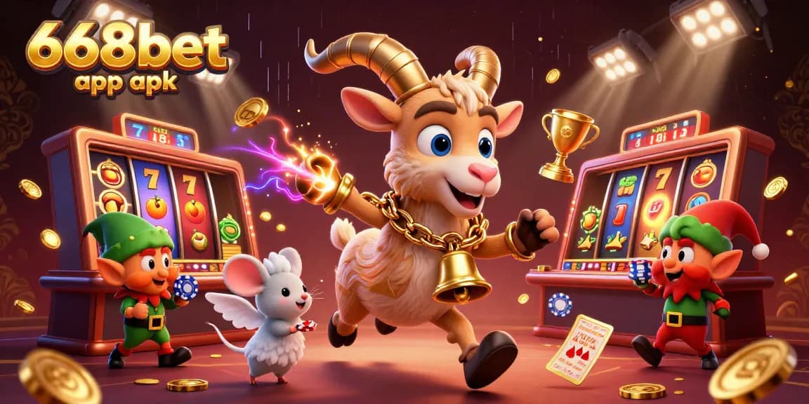 Experience thrilling gameplay with 668bet app apk in a vibrant casino scene featuring characters and dynamic elements.