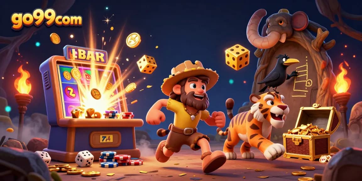 Engage with go99com's thrilling prehistoric casino vibes with a dynamic jackpot explosion!