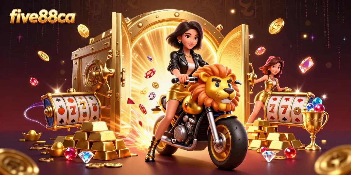 Experience the excitement of five88ca's golden gaming treasures as casino magic unfolds.