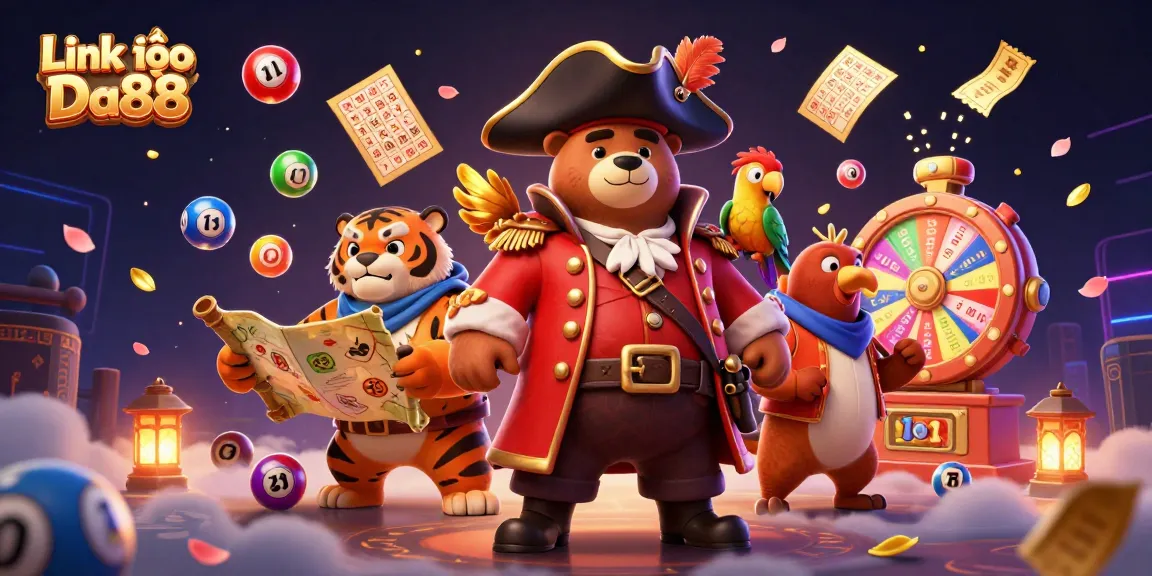 Engage with exciting games at Link vào Da88 with lively lottery scenes and vibrant characters.