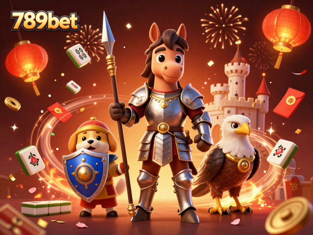 Experience thrilling gameplay at 789bet casino with action-packed medieval characters.