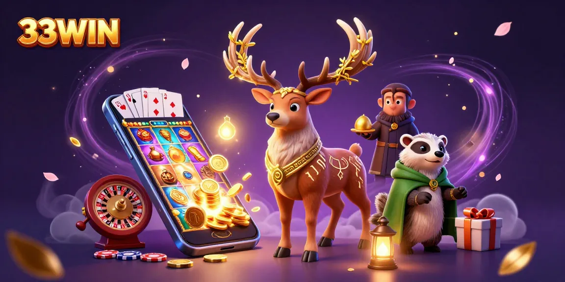 Experience thrilling games at 33WIN with exciting gaming elements and mystical charm.
