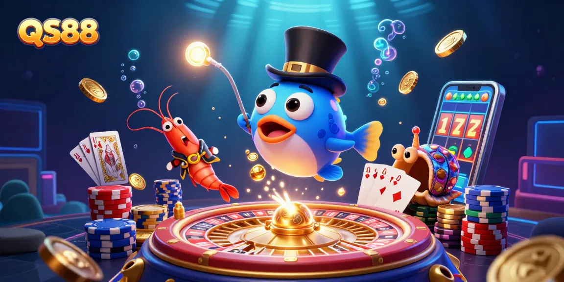 Experience the thrill of winning at QS88 with fantasy casino characters and exhilarating game elements.