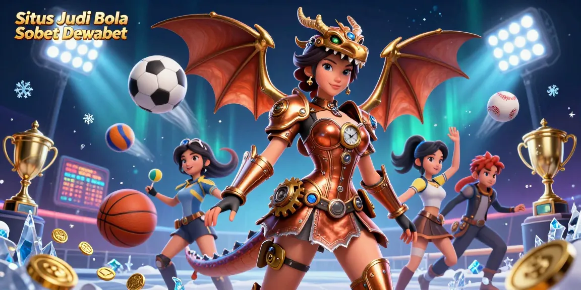 Situs Judi Bola Sbobet Dewabet showcases thrilling sports betting action amidst dynamic 3D gaming elements for maximum engagement.