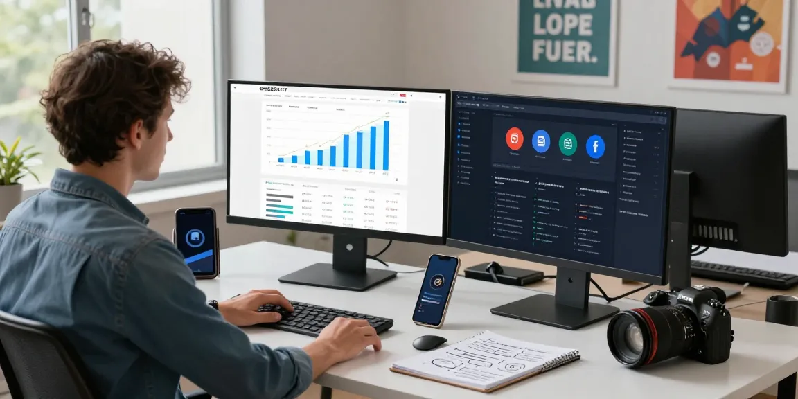 Profesional menganalisis data dari GEGESLOT di ruang kerja modern.