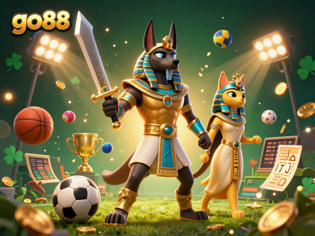 Experience the thrill of betting at go88 with dynamic sports elements and ancient Egyptian warriors!