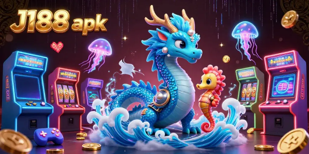 Experience thrilling gameplay with J188 apk featuring a vibrant casino scene.