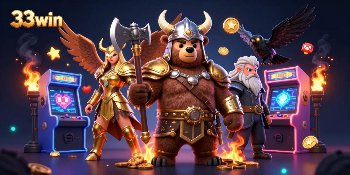 Experience thrilling gameplay at 33win with our Viking-themed casino adventure.