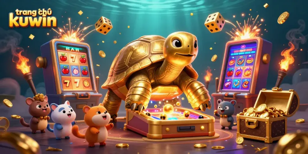 Engage in thrilling gameplay at trang chủ kuwin with an exciting casino adventure featuring vibrant 3D elements.