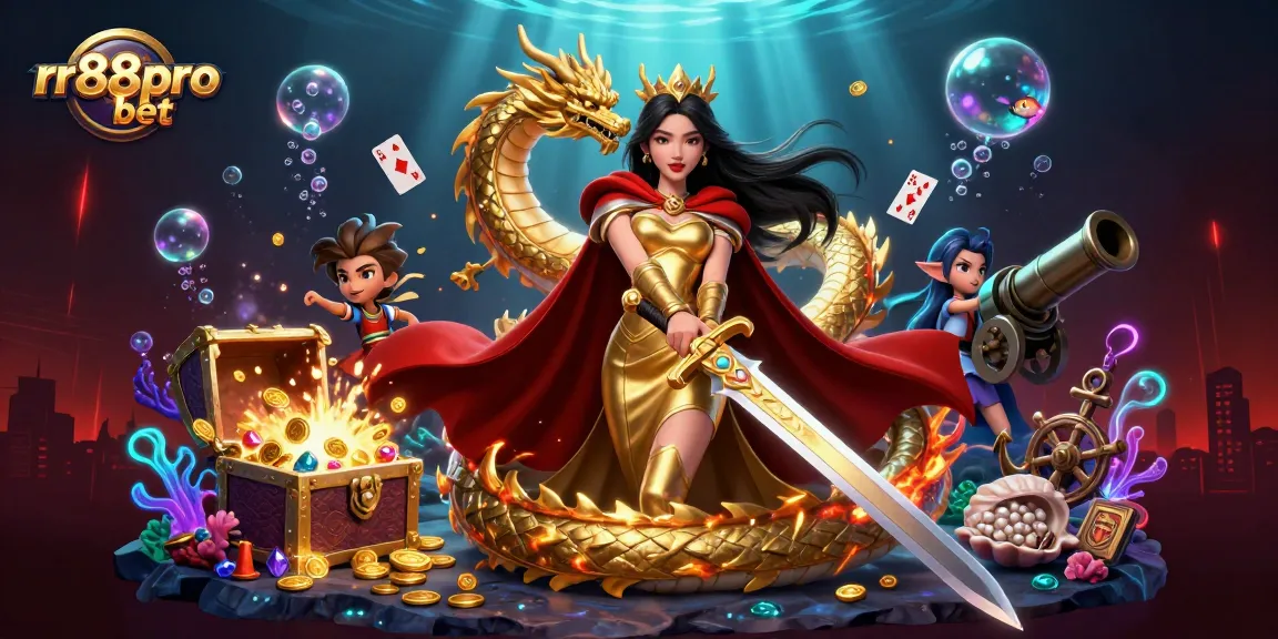 Experience thrilling gameplay at rr88pro bet with vibrant visuals of an epic casino scene.
