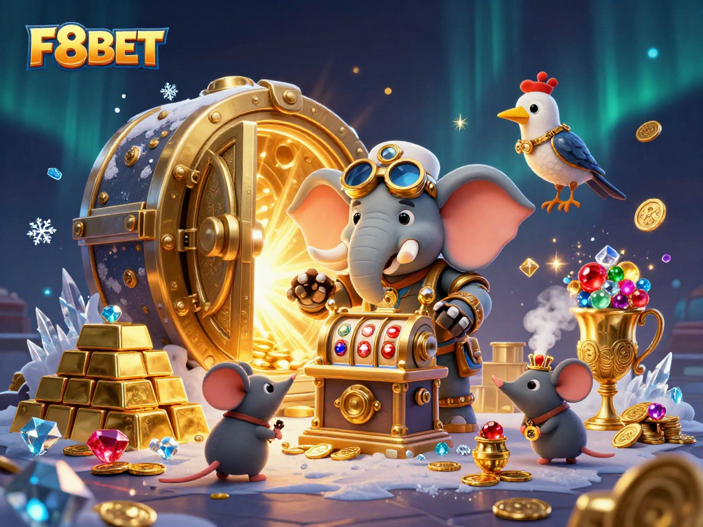 Experience thrilling wins at F8BET's golden slot machines, packed with treasure and excitement.
