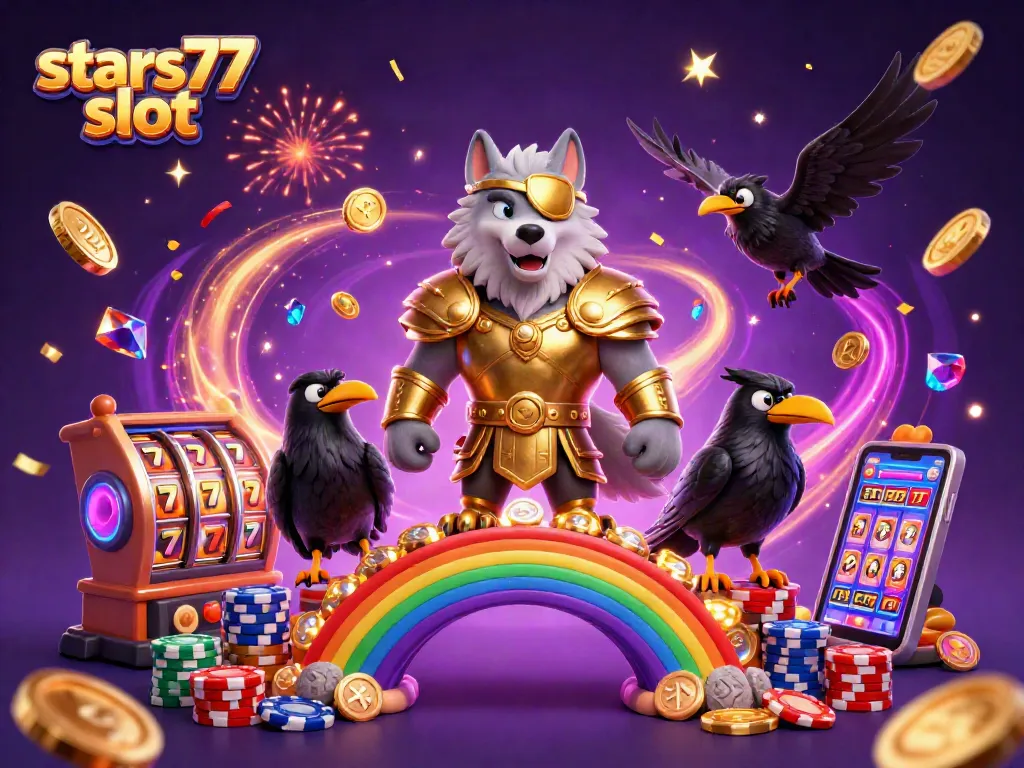 Menangkan hadiah besar di stars77 slot dengan suasana penuh warna dan kegembiraan permainan.