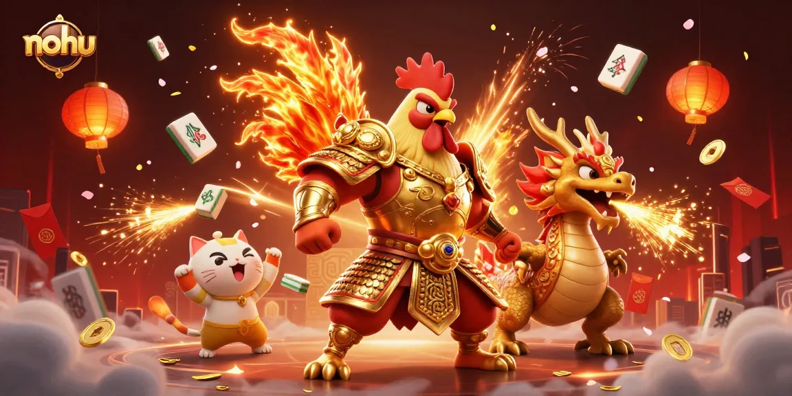 Experience the thrill of nohu gaming with a dynamic scene showcasing vibrant characters and immersive casino elements.
