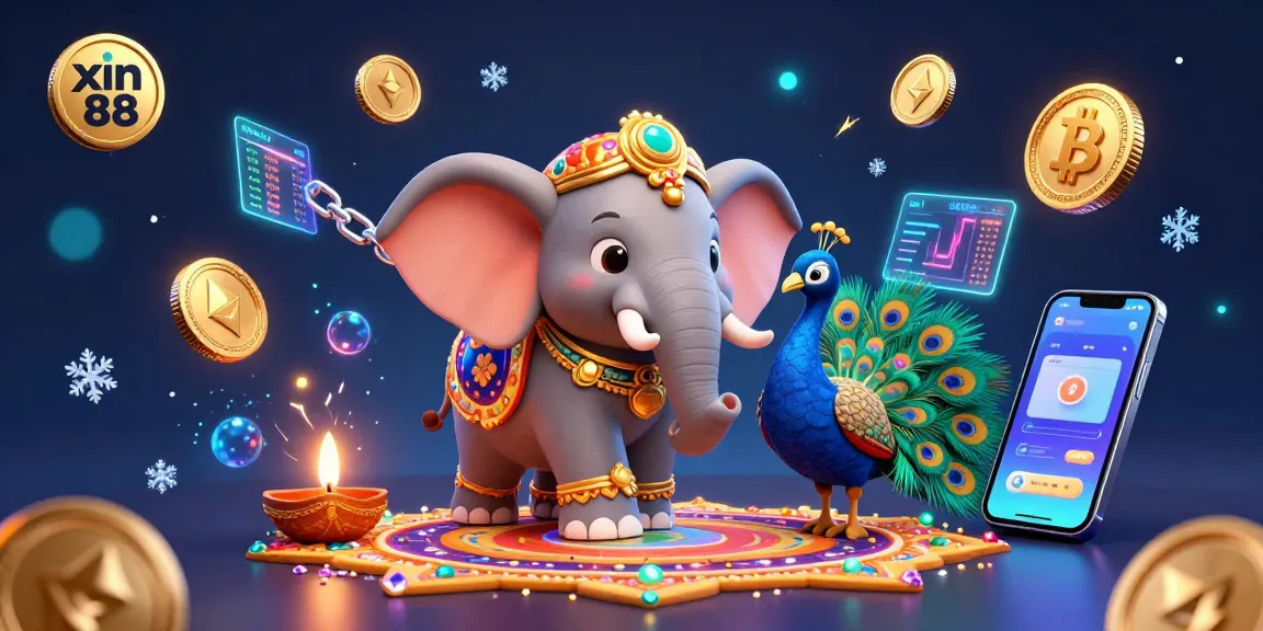 Experience thrilling gameplay at xin 88 with vibrant casino-themed artwork showcasing crypto elements and engaging characters.