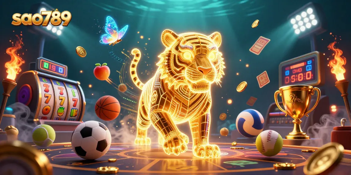 Experience thrilling slots and jackpots with Sao789 in a vibrant casino landscape.