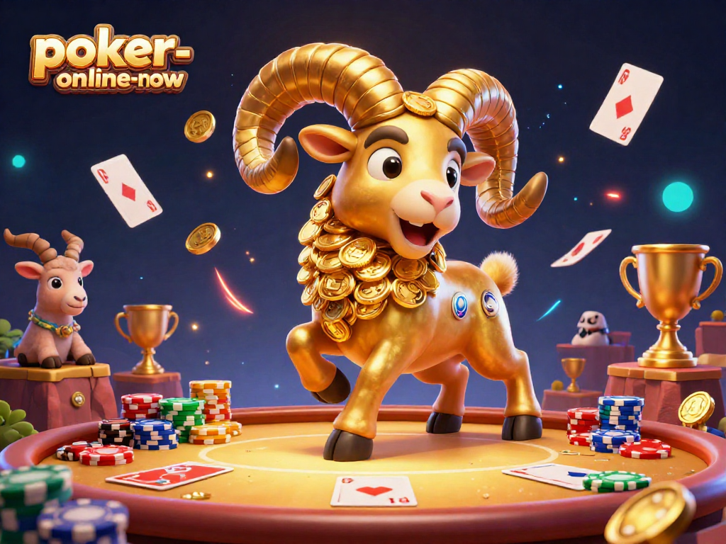 Engage with the thrill of poker-online-now amidst dynamic poker chip action and captivating characters.