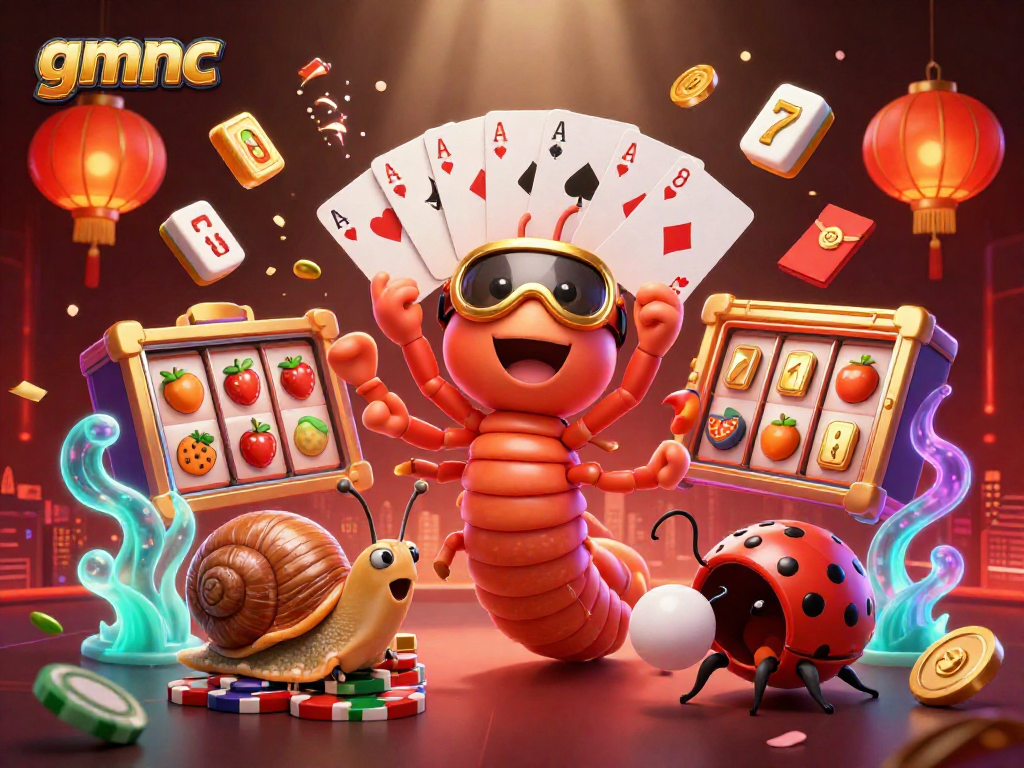 Experience gmnc's exhilarating gaming scene with a dynamic millipede dealer and vivid casino elements.