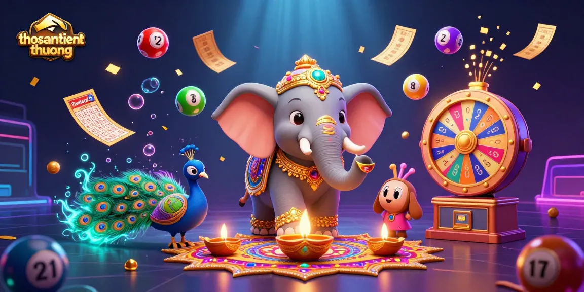 Engage with thosantienthuong's colorful casino scene filled with vibrant dynamics and festive elements.