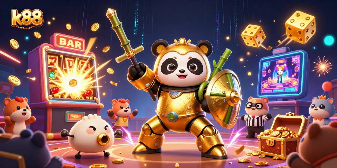 Experience exciting gameplay at k88 with dynamic casino elements and vibrant 3D visuals.
