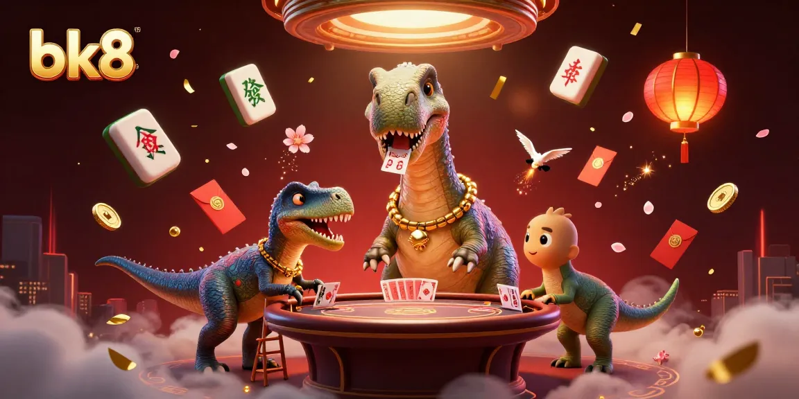 Experience bk8's exciting gaming world with a colorful and dynamic casino illustration.