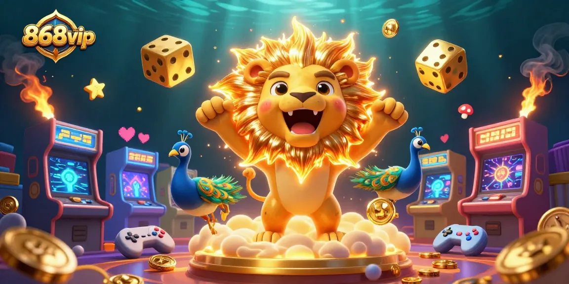 Engage with 868vip in stunning 3D casino illustration featuring iconic characters and vibrant gaming elements.