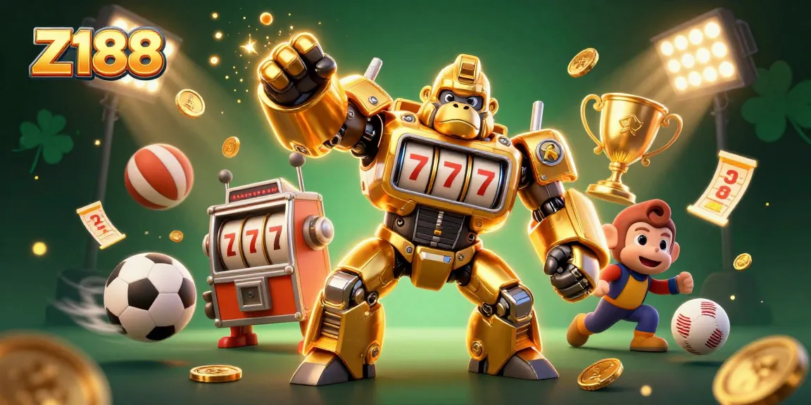 Experience thrilling action at Z188 with dynamic sports visuals and exciting casino elements.