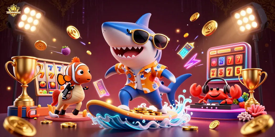Engage with thrilling taigamebaidienthoai casino adventures featuring lively characters and slot elements.