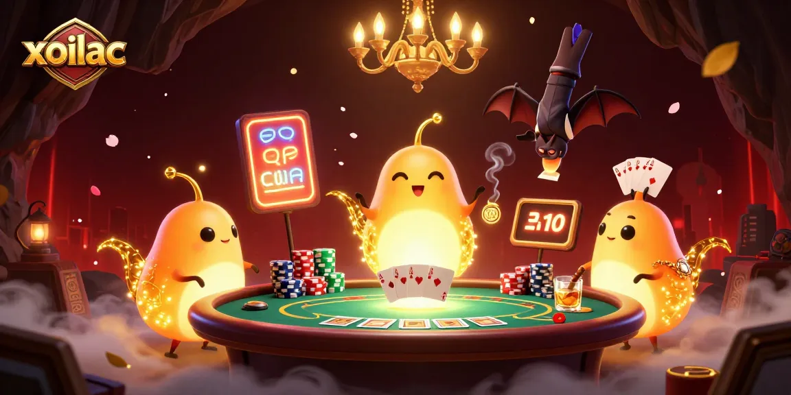 Experience the thrill of xoilac as glowworms illuminate a vivid cave casino scene.