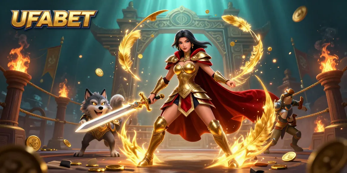 Experience thrilling gameplay at UFABET with unique 3D characters amidst rich casino elements and energy.