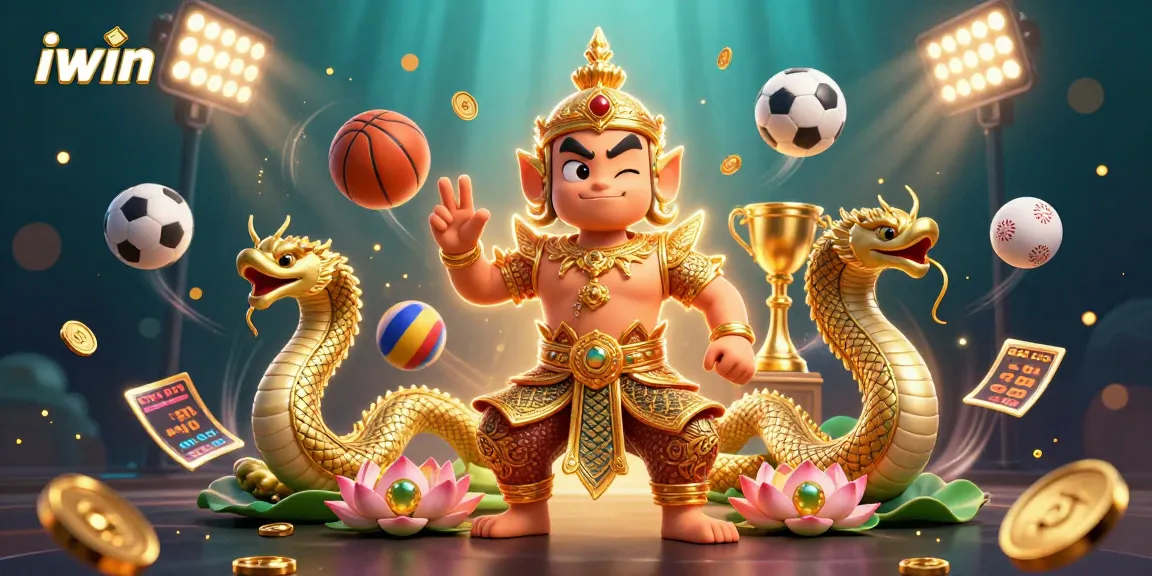 Engage in the thrills of iwin sports betting with dynamic guardians and gold, trophy-filled action!