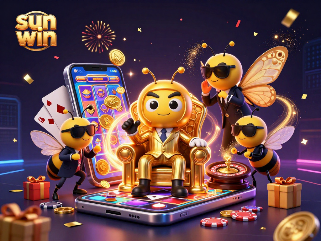 Engage with sun win in a vibrant casino scene filled with thrilling game elements.