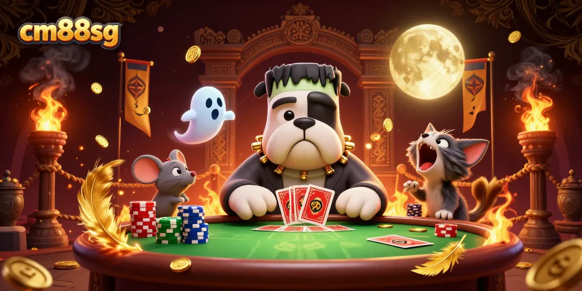 Engage in thrilling gaming at cm88sg with a ghostly atmosphere and fantasy characters at the table.