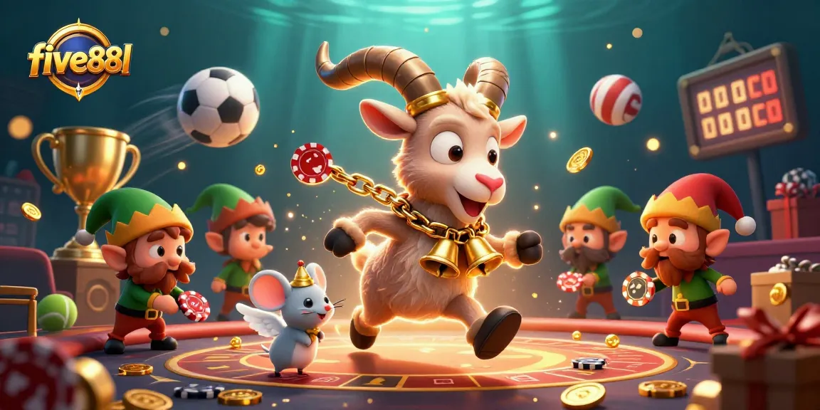 Experience the five88l online casino scene with dynamic characters and vibrant gambling elements.