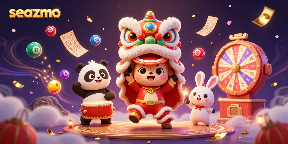 Experience the vibrant world of seazmo with dynamic festive elements and exciting lottery games.