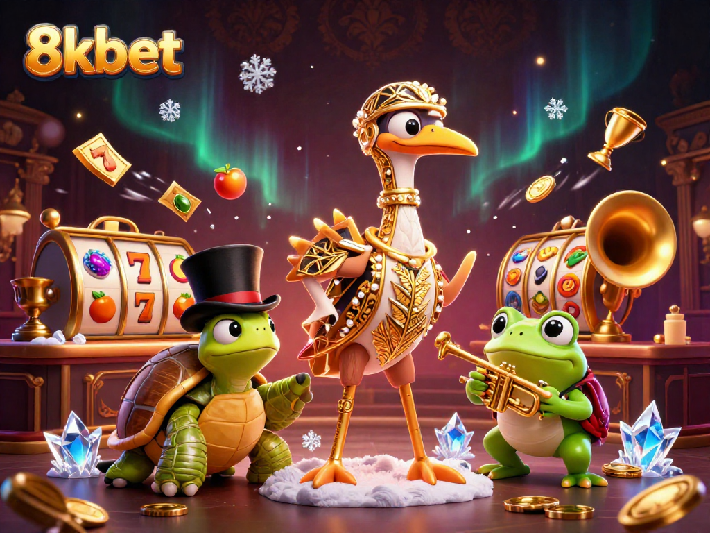 Engage with thrilling slot action this 8kbet experience featuring vibrant characters and elements.