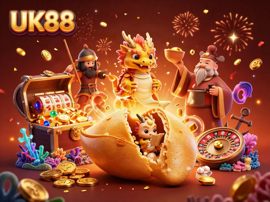 Play and win at UK88 with a magical casino scene filled with fortune and excitement.